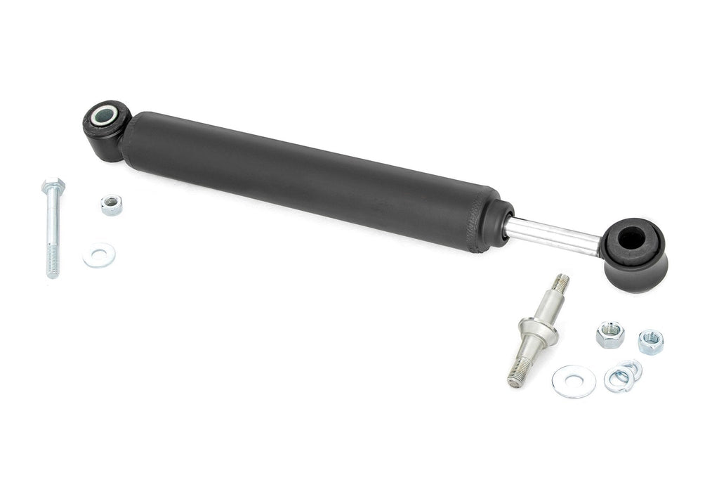 Rough Country Steering Stabilizer OE Replacement Black Stabilizer Jeep Cherokee XJ/Comanche MJ/Wrangler TJ Rough Country - RC10317