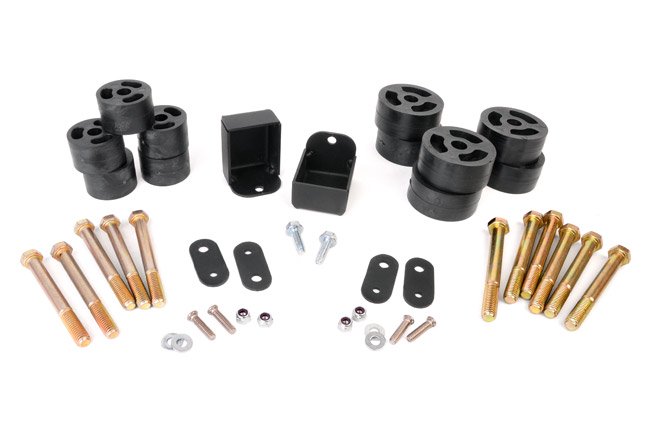 Rough Country Body Lift 1.25 Inch Jeep Body Lift Kit 87-95 Wrangler YJ Manual Transmission Rough Country - RC608