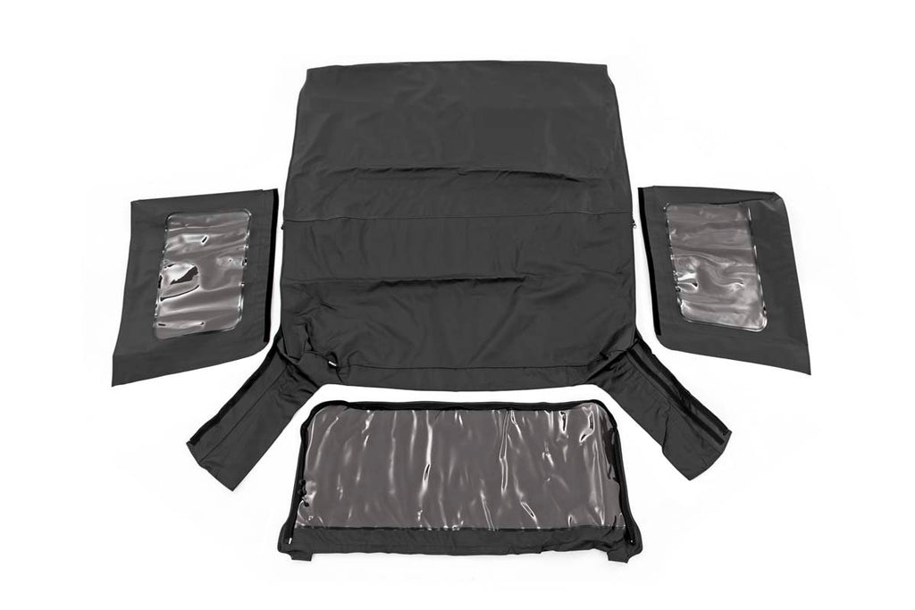 Rough Country Soft Tops Jeep Replacement Soft Top Black 10-18 Wrangler JK 2 Door Rough Country - RC85460.35