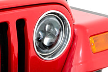 Load image into Gallery viewer, Rough Country Headlights Headlights DRL Halo LED 7 Inch 97-06 Jeep Wrangler TJ 4WD Rough Country - RCH5400