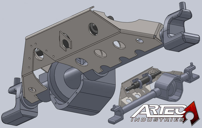 Artec Industries Axle Truss Dana 60 Full Hydro RAM Mount Only Chevy Artec Industries - RM6001