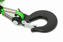 Load image into Gallery viewer, Rough Country Winch Rope 1/4 Inch Synthetic Rope 85 Feet Rated Up to 16,000 Lbs 3/8 Inch Includes Clevis Hook and Protective Sleeve UTV, ATV Green Rough Country - RS142