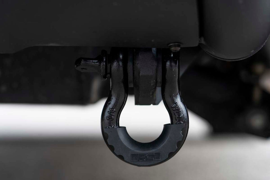 Rough Country Tow Hook Toyota Tow Hook to Shackle Conversion Kit w/Bull Bar Support & Standard D-Rings 07-20 Tundra Rough Country - RS154