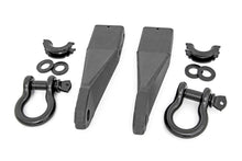 Load image into Gallery viewer, Rough Country Tow Hook GMC Tow Hook to Shackle Conversion kit w/ D-Rings and Rubber Isolators 2020 2500 HD Rough Country - RS159