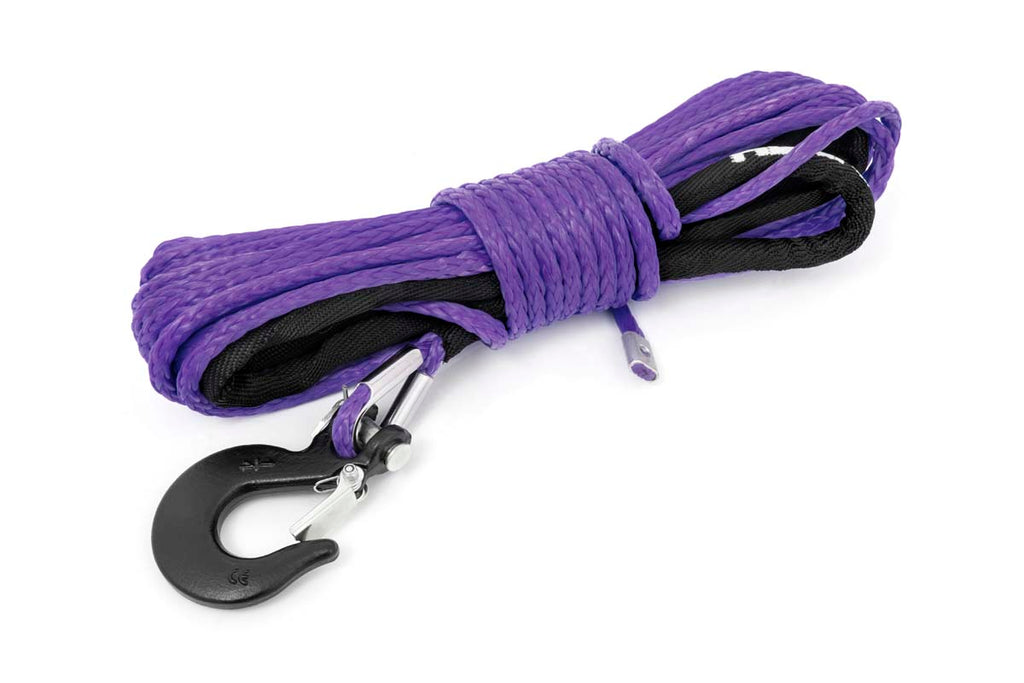 Rough Country Winch Rope Purple 1/4 Inch Synthetic Winch Rope UTV, ATV Rough Country - RS162