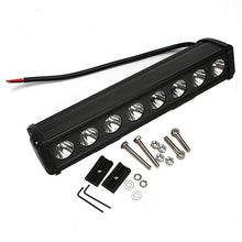 Load image into Gallery viewer, Quake LED Light Bar 15 Inch LED Light Bar Single Row 80 Watt Spot Rogue Series - QUR123