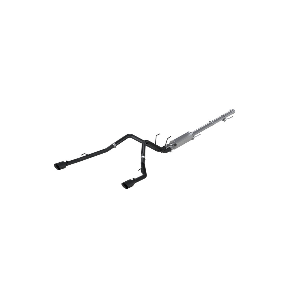 MBRP Exhaust Exhaust System Kit Black Coated Aluminized Steel. - S5146BLK