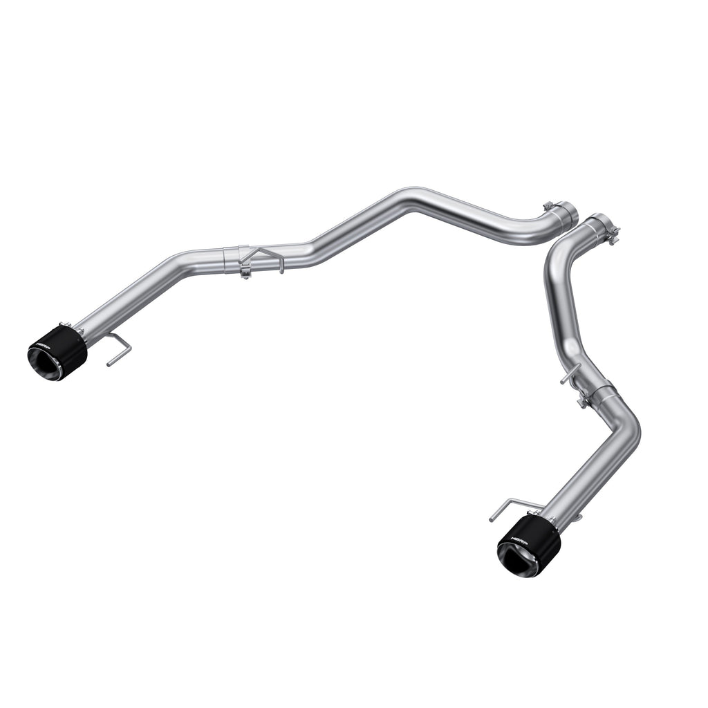 MBRP Exhaust Exhaust System Kit T304 Stainless Steel with Carbon Fiber Tips. - S52663CF