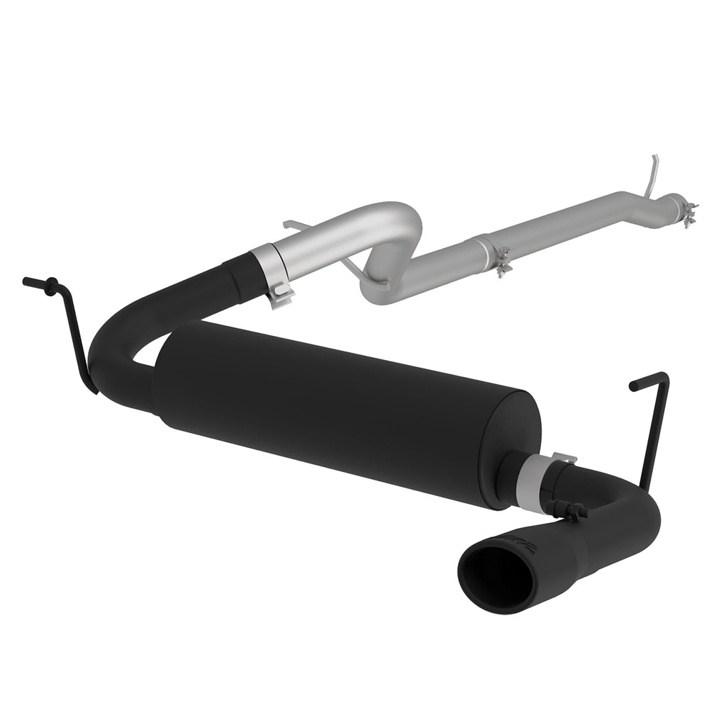 MBRP Exhaust Exhaust System Kit Black Coated Aluminized Steel. - S5526BLK