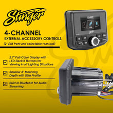 Load image into Gallery viewer, Stinger Off-Road Multimedia Marine &amp; Powersports Weatherproof Multimedia Player - RADIO ONLY