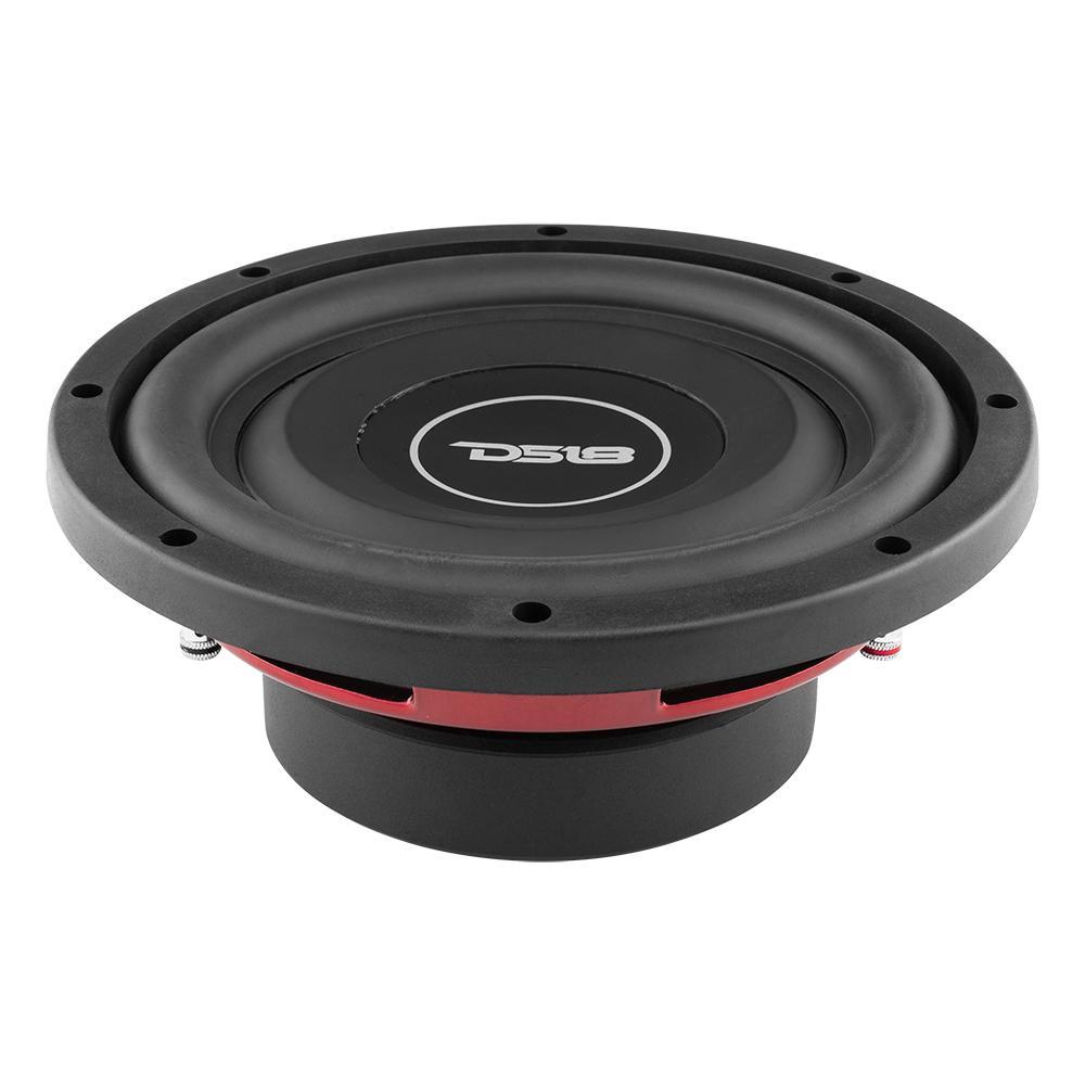 DS18 Subwoofer SRW Shallow 8 Inch Subwoofer 500 Watts Dvc 4-Ohm DS18 - SRW8.4D