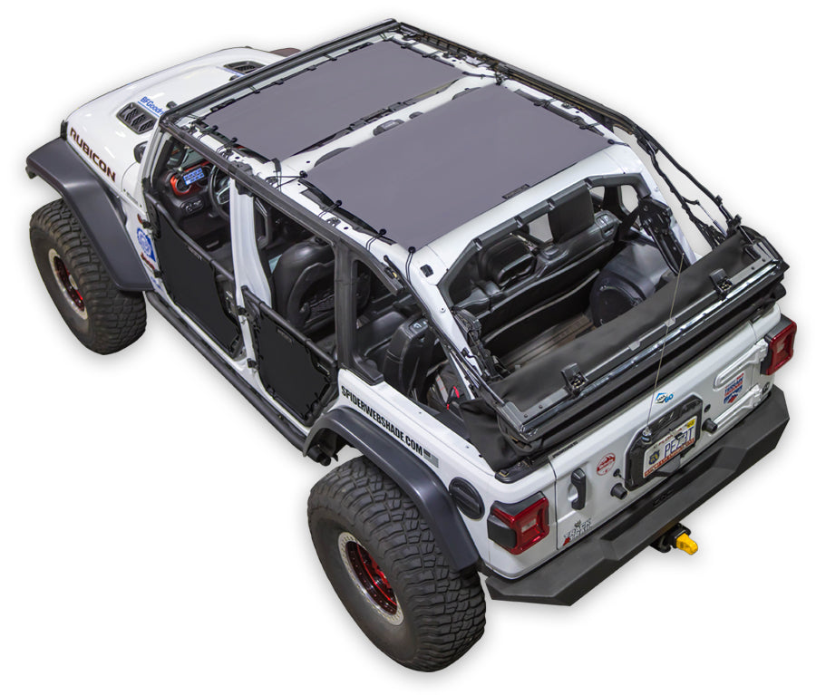 SPIDERWEBSHADE Product Grey JL4D 2 Piece Front & Rear