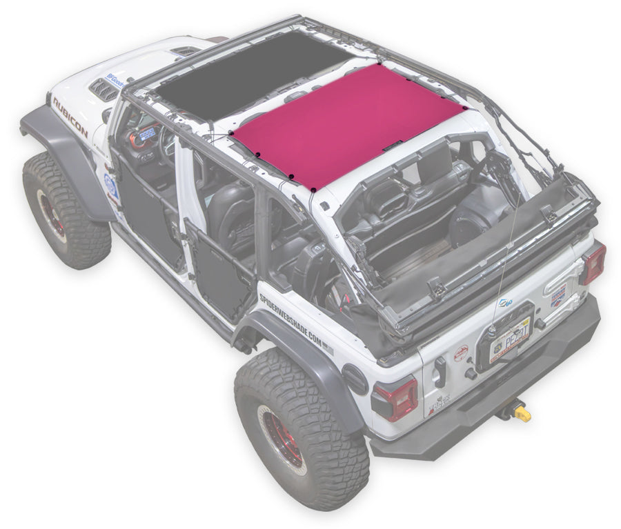 SPIDERWEBSHADE Product Pink JL-4D Rear