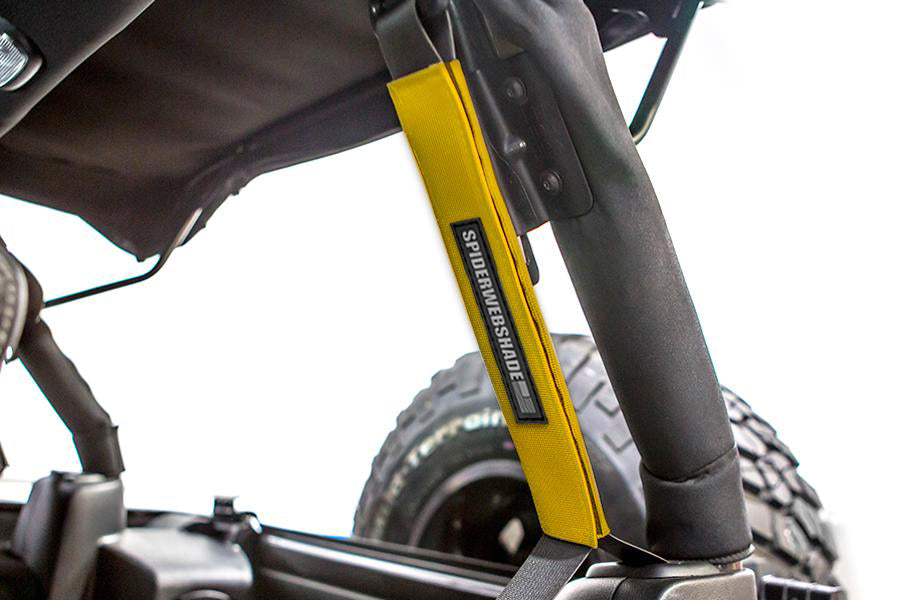 SPIDERWEBSHADE Product Yellow Seatbelt Silencers JK4D
