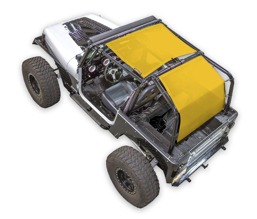 SPIDERWEBSHADE Product Yellow YJ ShadeCage