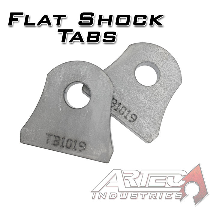 Artec Industries Tabs Flat Shock Tab Pair Short Artec Industries - TB1019