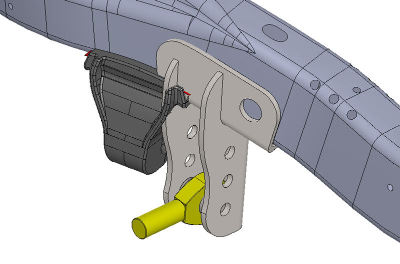 Artec Industries Track Bar Bracket Jeep TJ Trackbar Mount 97-06 Wrangler TJ 2.5 3.5 Inch Stretch Artec Industries - TJ2001