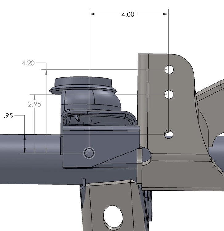 Artec Industries Axle Truss Raised Tracbar Bracket For TJ Front Axle Artec Industries - TJ3013