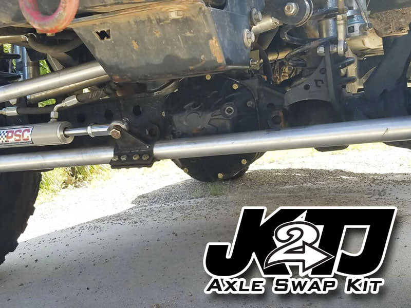 Artec Industries Axle Truss JK2TJ Front Axle Swap Kit Dana 44 Rubicon LCA Brackets W/CAM Slot Artec Industries - TJ4416