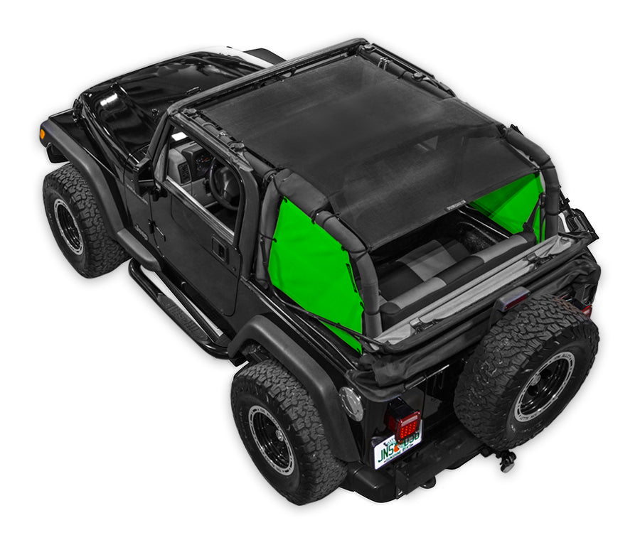 SPIDERWEBSHADE Product Green TJ SpiderSides
