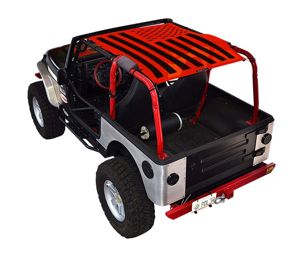 SPIDERWEBSHADE Product Red TJ Tactical Flag Solid