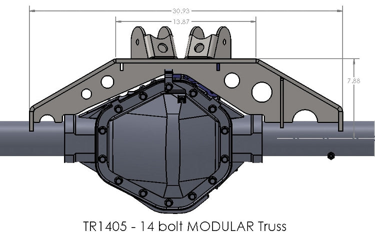 Artec Industries Axle Truss 14 Bolt Modular Truss Artec Industries - TR1405