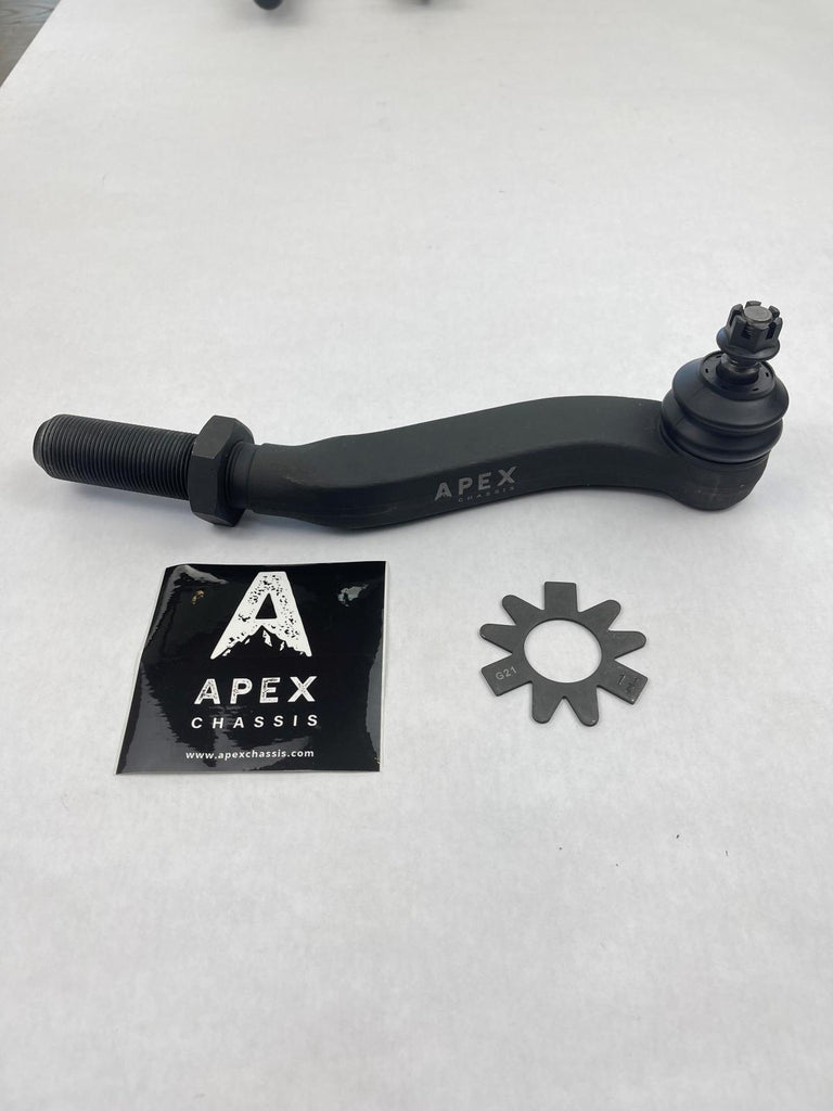 Apex Chassis Steering Tie Rod End Tie Rod End Left Hand Front Greaseable Wrangler JK Driver Side Apex Chassis - TR190