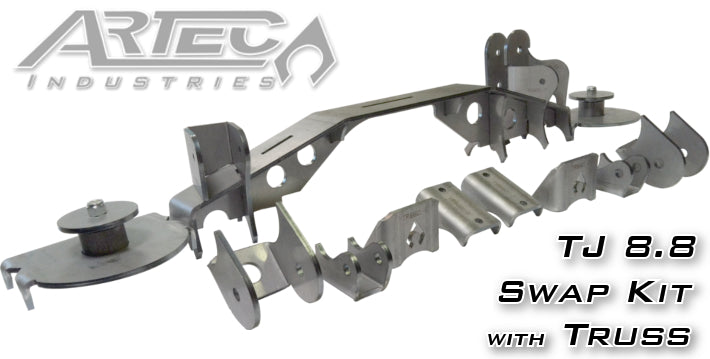 Artec Industries Axle Truss TJ 8.8 Swap Kit W/Truss 97-06 Wrangler TJ Artec Industries - TR8801