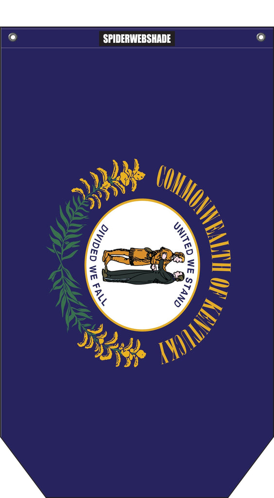 SPIDERWEBSHADE Kentucky TRAILSAC PRINTED STATE FLAGS