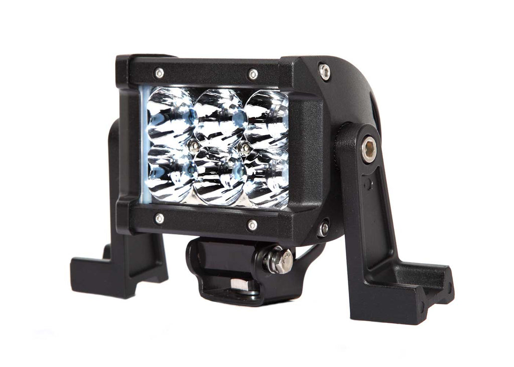 Quake LED Light Bar 4.5 Inch LED Light Bar Dual Row 18 Watt Spot Ultra II Series - QUT157