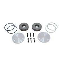 Load image into Gallery viewer, Yukon Gear Locking Hub Splined Slug Yukon Hardcore Drive Flange Kit Dana 44 19spl Outer Stubs w/ Yukon Engraved Caps - YHC50007