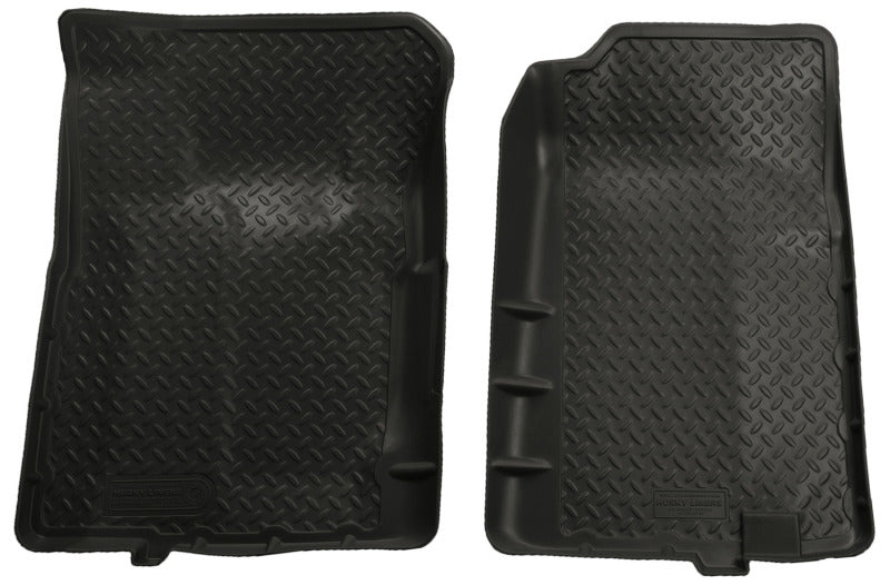 Husky Liners Floor Mats - Rubber Husky Liners 92-94 Chevy Blazer/GMC Yukon Full Size (2DR) Classic Style Black Floor Liners