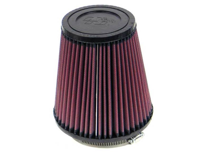K&N Engineering Air Filters - Universal Fit K&N Round Tapered Universal Air Filter 3.5in Flange ID / 5.75in Base OD / 3.75in Top OD / 6in H