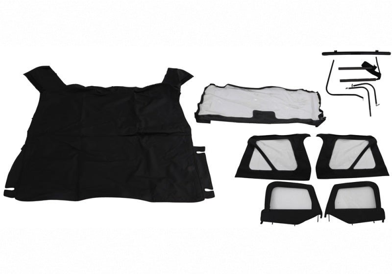 Rampage Soft Tops Rampage 1997-2006 Jeep Wrangler(TJ) Complete Top - Black Diamond