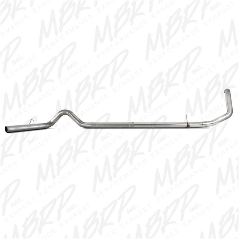 MBRP Turbo Back MBRP 1999-2003 Ford F-250/350 7.3L 4in Turbo Back Single No Muffler T409 SLM Series Exhaust System