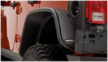 Load image into Gallery viewer, Bushwacker Fender Flares Bushwacker 07-18 Jeep Wrangler Unlimited Flat Style Flares 2pc 4-Door Sport Utility Only - Black