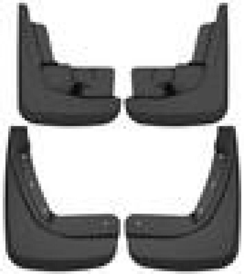 Husky Liners Mud Flaps Husky Liners 20-21 Ford Explorer Front and Rear Mud Guard Set - Black