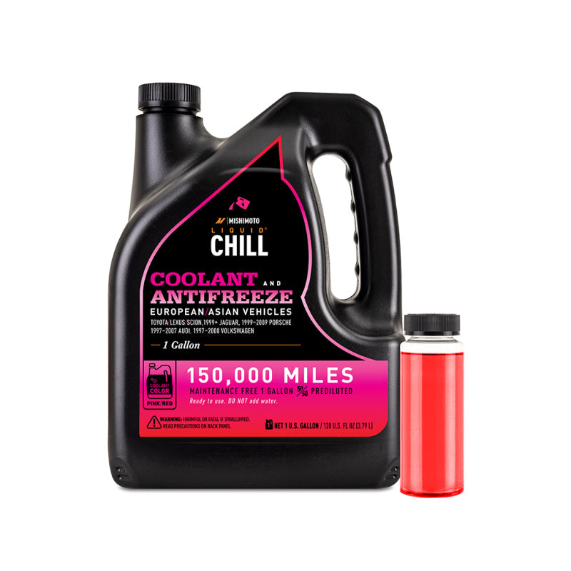 Mishimoto Coolants Mishimoto Liquid Chill EG Coolant, European/Asian Vehicles, Pink/Red