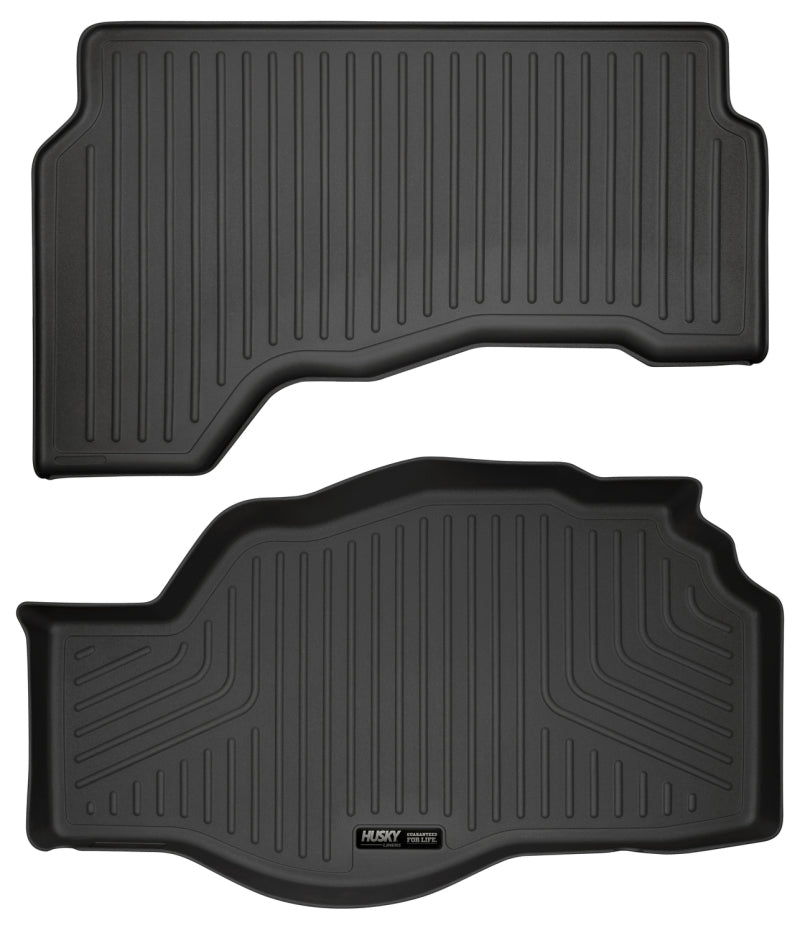 Husky Liners Floor Mats - Rubber Husky Liners 2013-2016 Ford Fusion S Hybrid /SE Hybrid WeatherBeater Black Trunk Liner