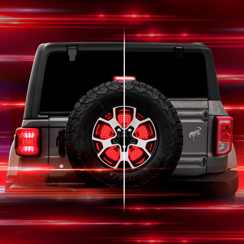 XKGLOW Light Accessories and Wiring XK Glow Bronco 5th Wheel Light w/ Brake, Running, Reverse and Turn Signal Lights