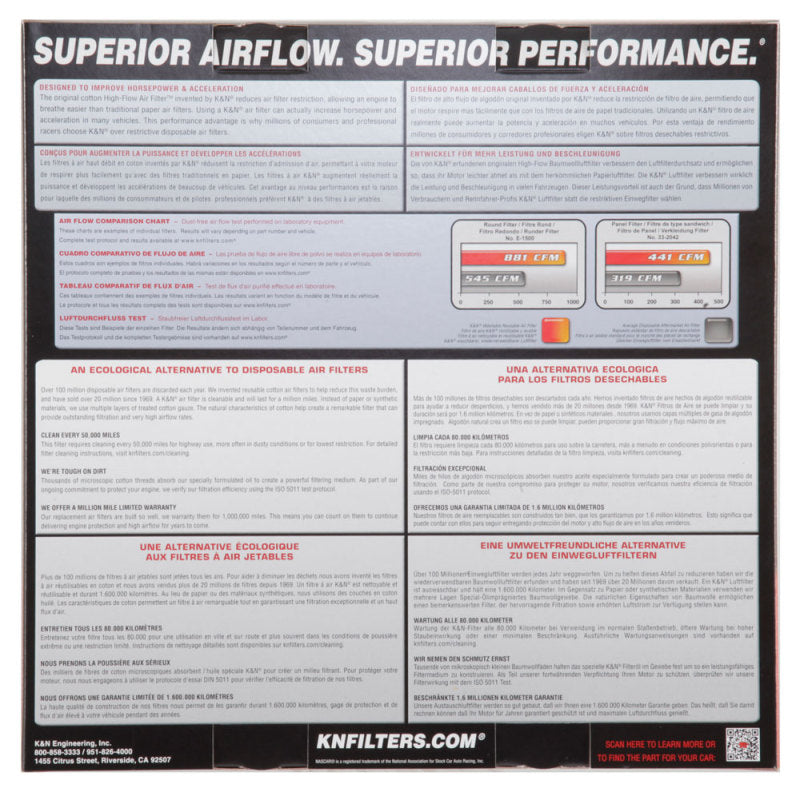 K&N Engineering Air Filters - Drop In K&N Custom Round Air Filter 14in OD 12in ID 4in Height