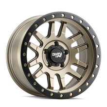 Load image into Gallery viewer, Dirty Life Wheels - Cast Dirty Life 9309 Canyon Pro 17x9/5x127 BP/-12mm Offset/71.5mm Hub Satin Gold Wheel - Beadlock