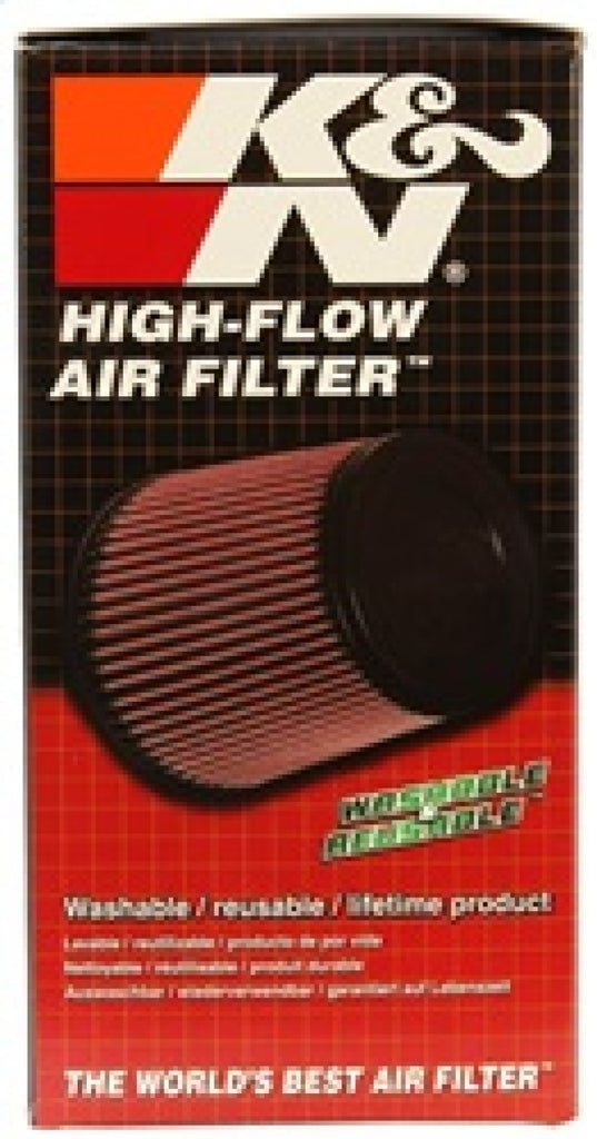 K&N Engineering Air Filters - Universal Fit K&N Filter Universal Rubber Filter 3  Flange 4 1/2 Base inch 3 1/2 inch Top 5 3/4 inch Height