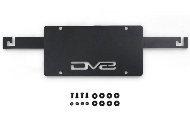 DV8 Offroad License Plate Relocation DV8 Offroad 21-23 Ford Bronco Capable Bumper Front License Plate Mount