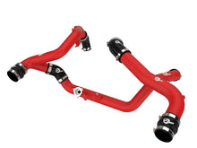Load image into Gallery viewer, aFe Intercoolers aFe 20-23 Ford Explorer ST V6 3.0L (tt) BladeRunner Aluminum Hot and Cold Charge Pipe Kit - Red
