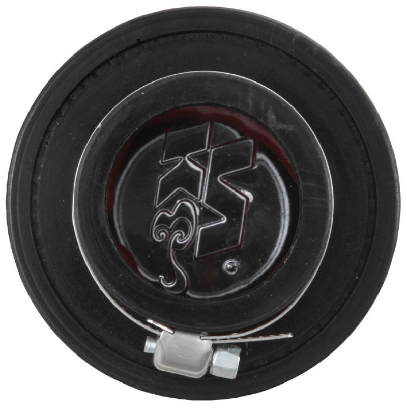 K&N Engineering Air Filters - Universal Fit K&N 1.5in Flange ID x 3in OD x 2.5in H Chrome Finish Rubber Base Crankcase Vent Filter