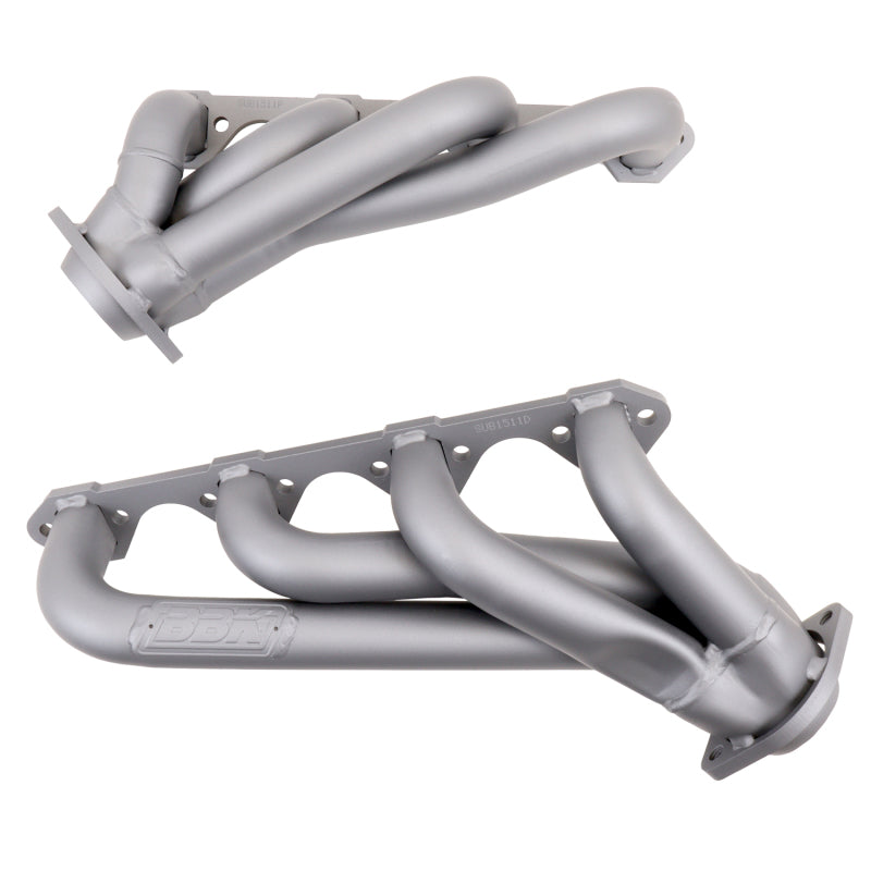 BBK Headers & Manifolds BBK 79-93 Mustang 351 Swap Shorty Unequal Length Exhaust Headers - 1-5/8 Titanium Ceramic