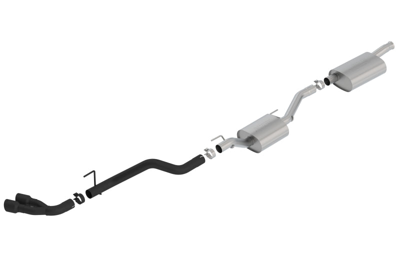 Borla Catback Borla 2020 Jeep Gladiator JT 3.6L V6 AWD Touring Catback w/ Dual Black Tips