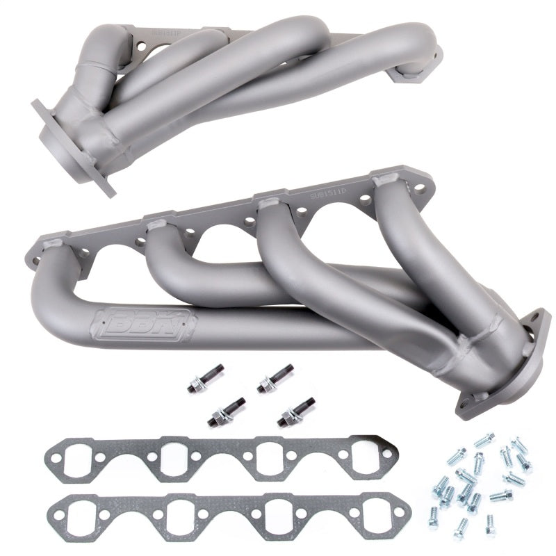 BBK Headers & Manifolds BBK 79-93 Mustang 351 Swap Shorty Unequal Length Exhaust Headers - 1-5/8 Titanium Ceramic