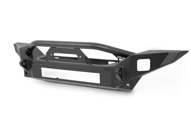 DV8 Offroad Bumpers - Steel DV8 Offroad 18-23 Jeep Wrangler JL / 20-23 Jeep Gladiator JT FS-7 Mid-Width Winch Front Bumper